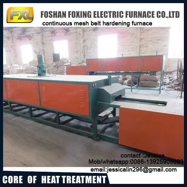 Continuous Muffle Mesh Belt Heat Treatment Furnace for screw