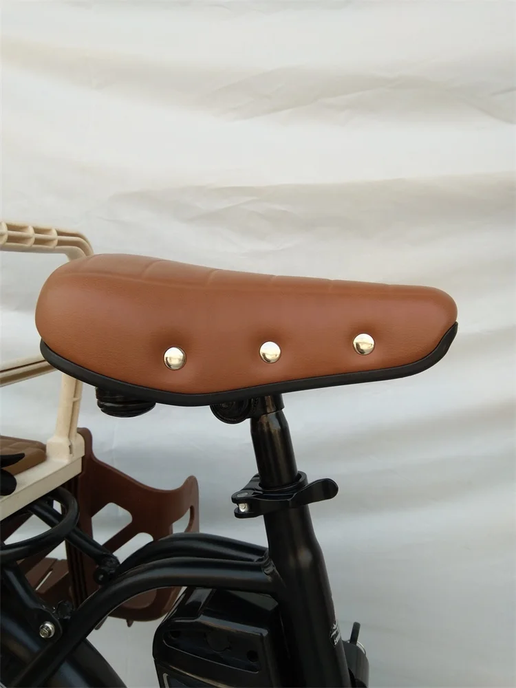 safety e bicycle with rear baby chair high quality Electric Bike with basket Inner3 speed with cheap price city e bike