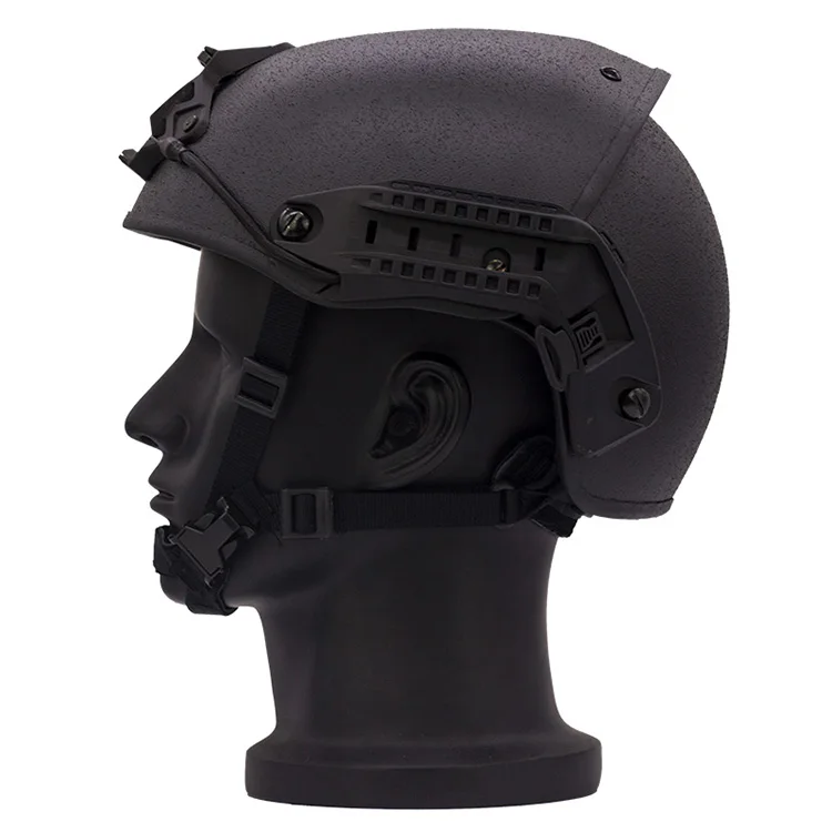 
CP Multipurpose Aramid Military Tactical Bullet proof Helmet Airframe Ballistic Helmet in black 