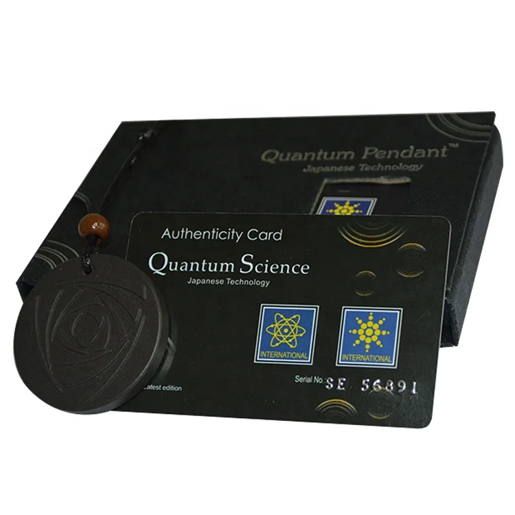 Japanese Technology Energy Pendant Quantum Science Pendant Price In India with Rose Pattern