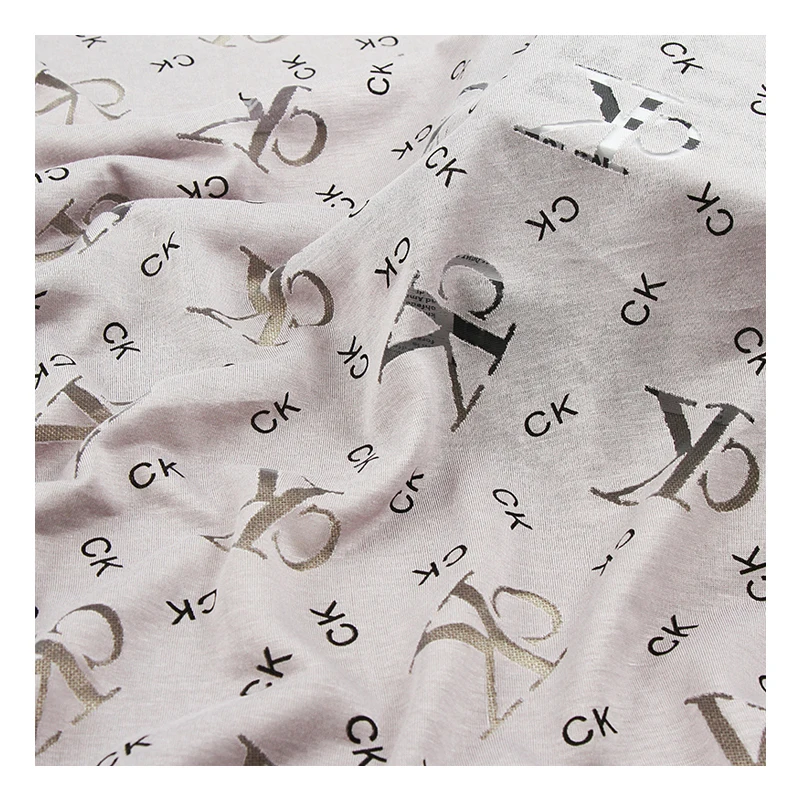 
Manufacturers sell cheap CK letters new thin clothing burnt fabric for women 