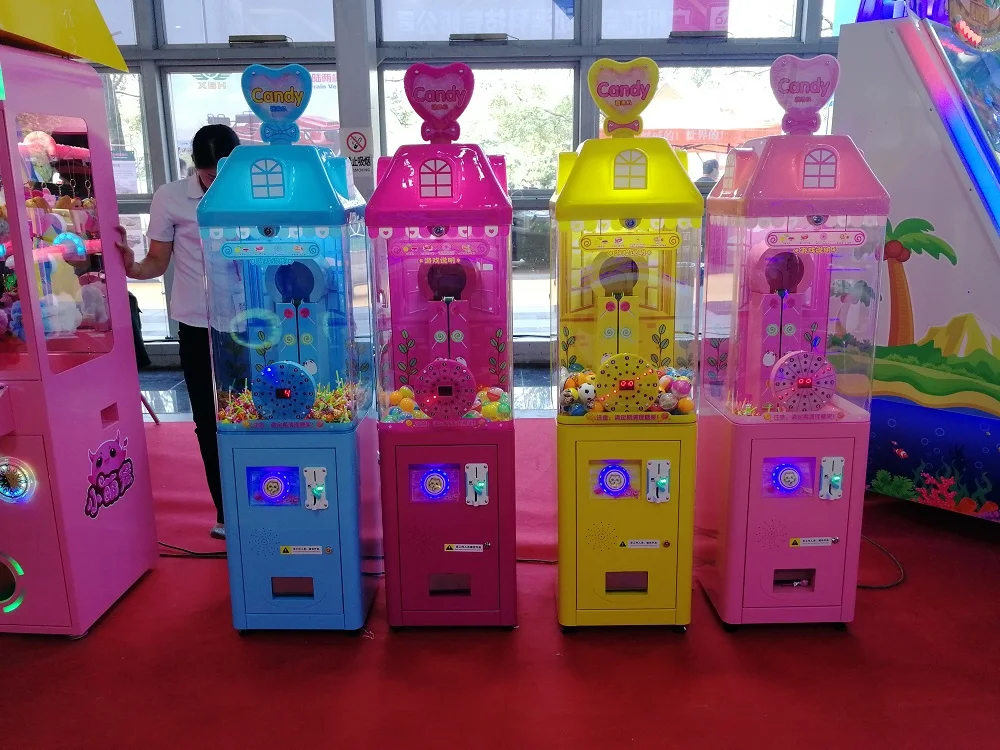 Indoor coin operated candy house claw toy vending game machine