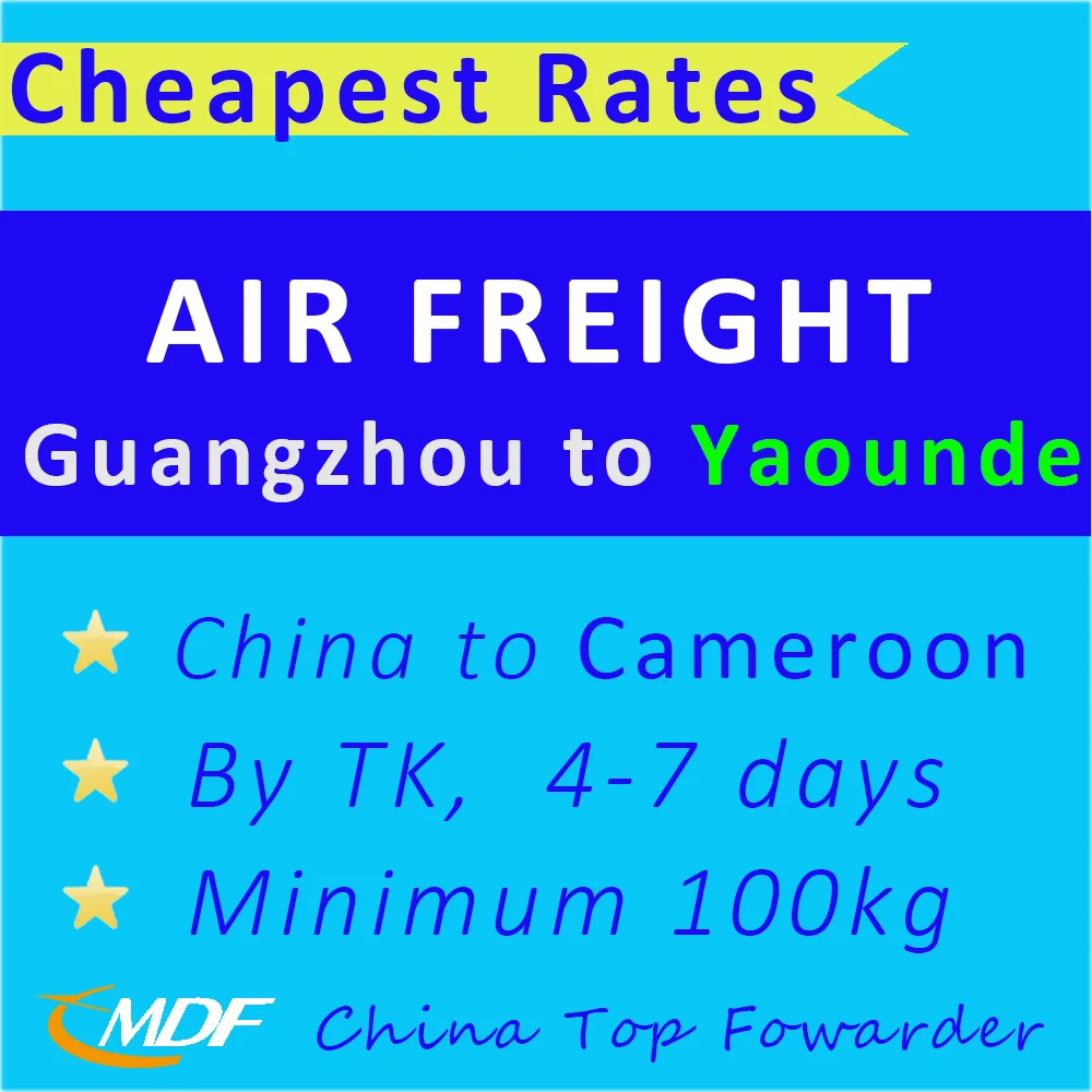 Cheap Air Freight Shipping Rates China to Yaounde Cameroon / Logistics Forwarder From Guangzhou TK Cargo Services NSI