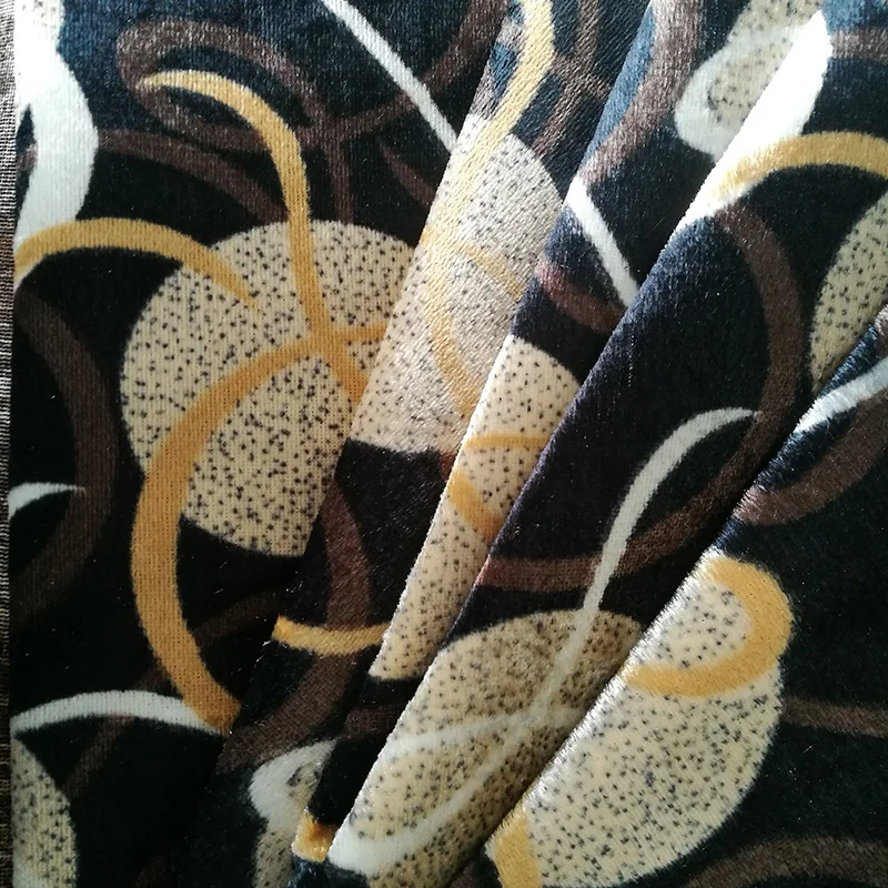 Factory price Cambodia style cheap 100 shiny polyester suede fabric