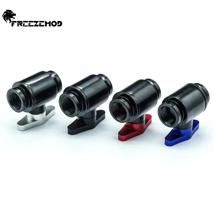 Female Thread Copper valve brass valve ball valve  Double internal teeth G1/4 Black. FM-YGNS