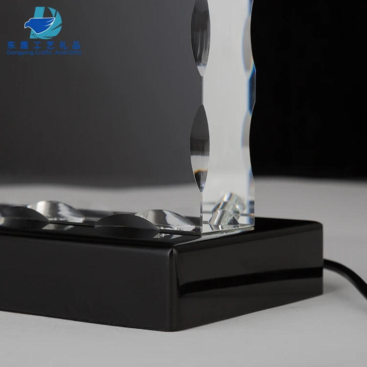 Personalized crystal glass paperweight cube for 3d laser engraving