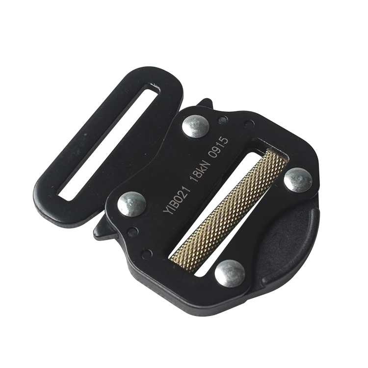 High tensile steel  professional climbing safety belt climbing harness  45mm 18KN