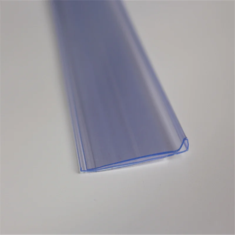 supermarket PVC plastic price label display strip