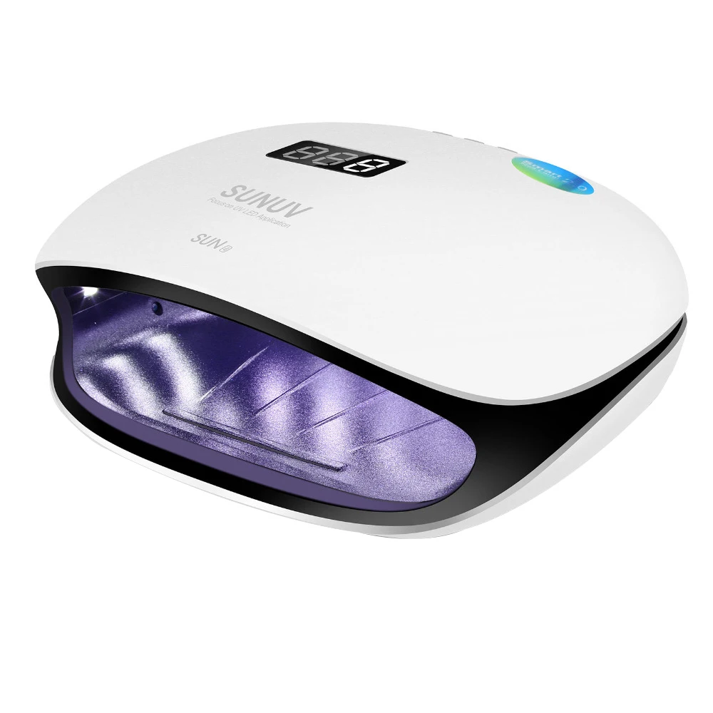 2019 SUN4 48W UV LED Lamp Nail Dryer Lamp SUNUV With LCD Smart UV 2.0 Nail Hot Selling Art Manicure Tool