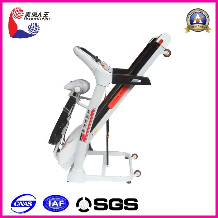 Leekon Foldable Treadmill Machine LCD Monitor 3.0HP DC Motorized Home Treadmill Control Board Fitness Running Machine