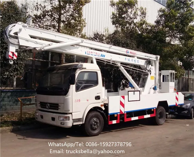 Electrical work height 10-18m insulated bucket trucks