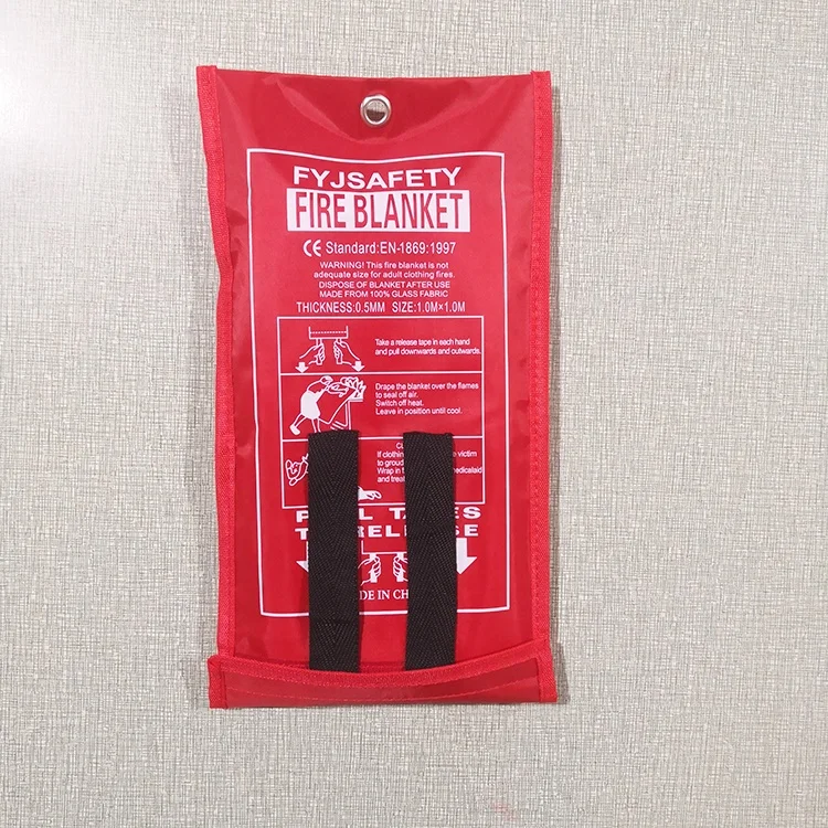 
CE Approved glass fiber cloth fire blankets 