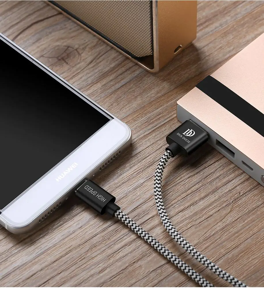 Dux Ducis USB Type C мобильный телефон для быстрой зарядки кабель для Samsung Galaxy S9 S8 плюс кабель usb 1 M/2 M