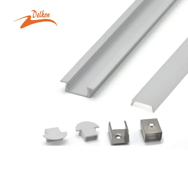 T5-6063 Anodized Recessed Led Aluminum Profile for LED Strip Led Light Aluminium Led Profile System