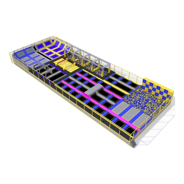 Used trampolines for sale professional gymnastic large indoor trampoline park supplier