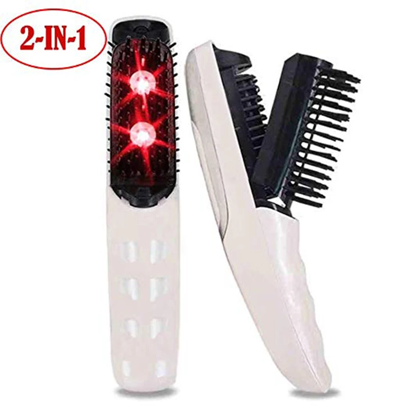 
Electric Light and Massage Therapy Hair Brush 