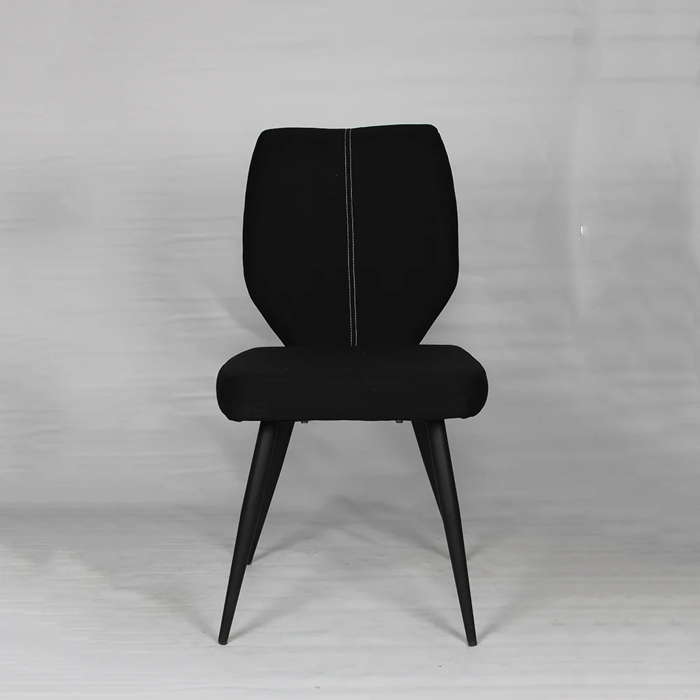 Высокое качество ткань металл столовая мебель Металл черные стулья для столовой производитель в Китае кресло эргономичное звезда стул