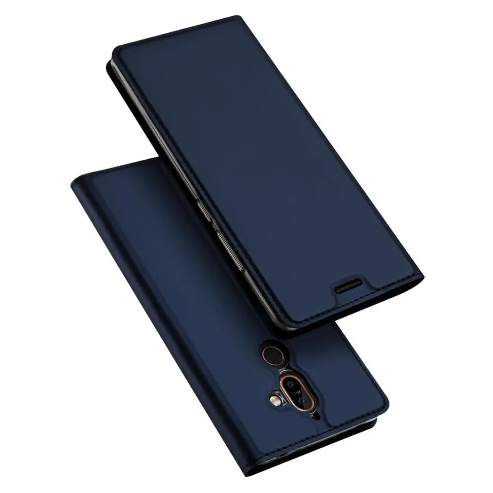 Для NOKIA 7 PLUS из искусственной кожи противоударный чехол Dux Ducis Магнитная флип-чехол для Nokia 7 plus kickstand case MT-7008