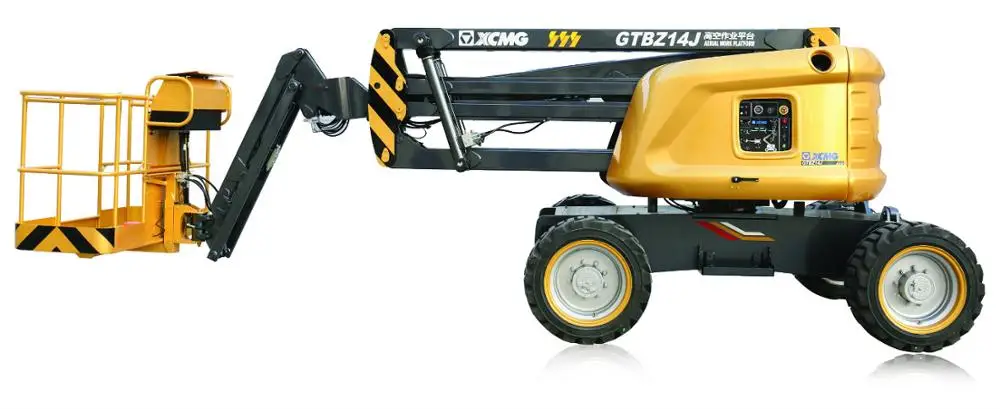 XCMG Official GTBZ14J 14m small articulated boom lift aerial work platform price