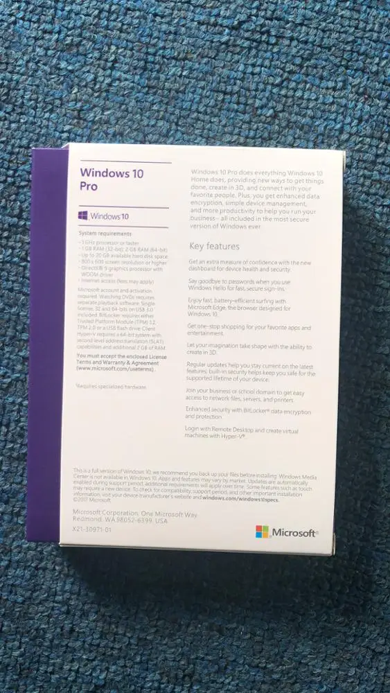 
Good Price ! Microsoft Windows 10 Pro USB 3.0 Flash Drive Retail Pack Windows 10 key License Activation Online 