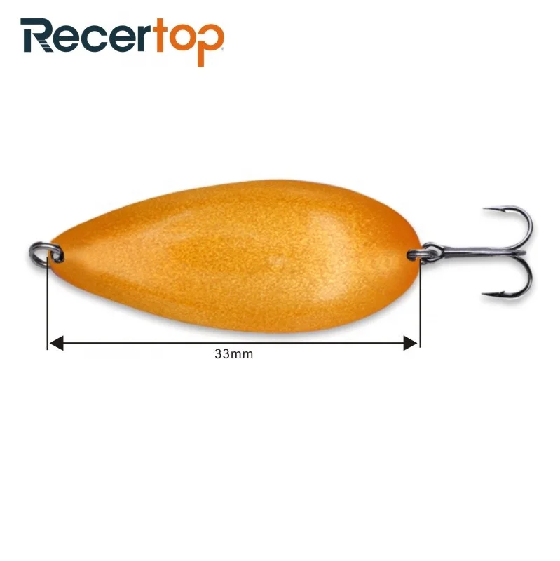 Treble Hook Ultra Light Salmon Fish Lure Fishing Spoon