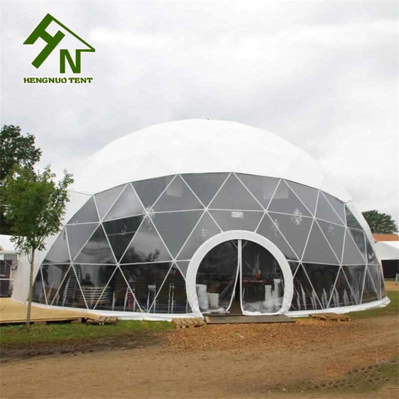 40m outdoor big white marquee circus dome roof double decker tent for wedding