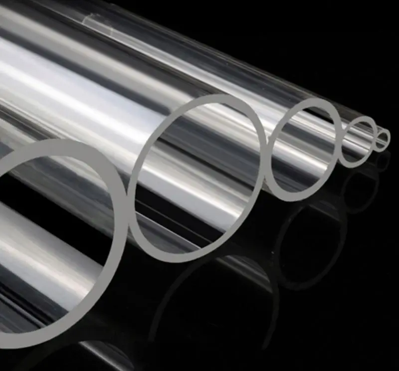 Hot sale high quality manufacturer Engineering plastic clear PMMA casting acrylic pipe tube