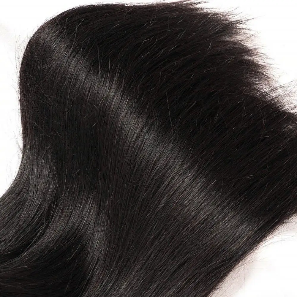 wholesale cheap raw cambodian hair 9A 300g  straight hair bundles with closure 100% unprocessed virgin hair straight