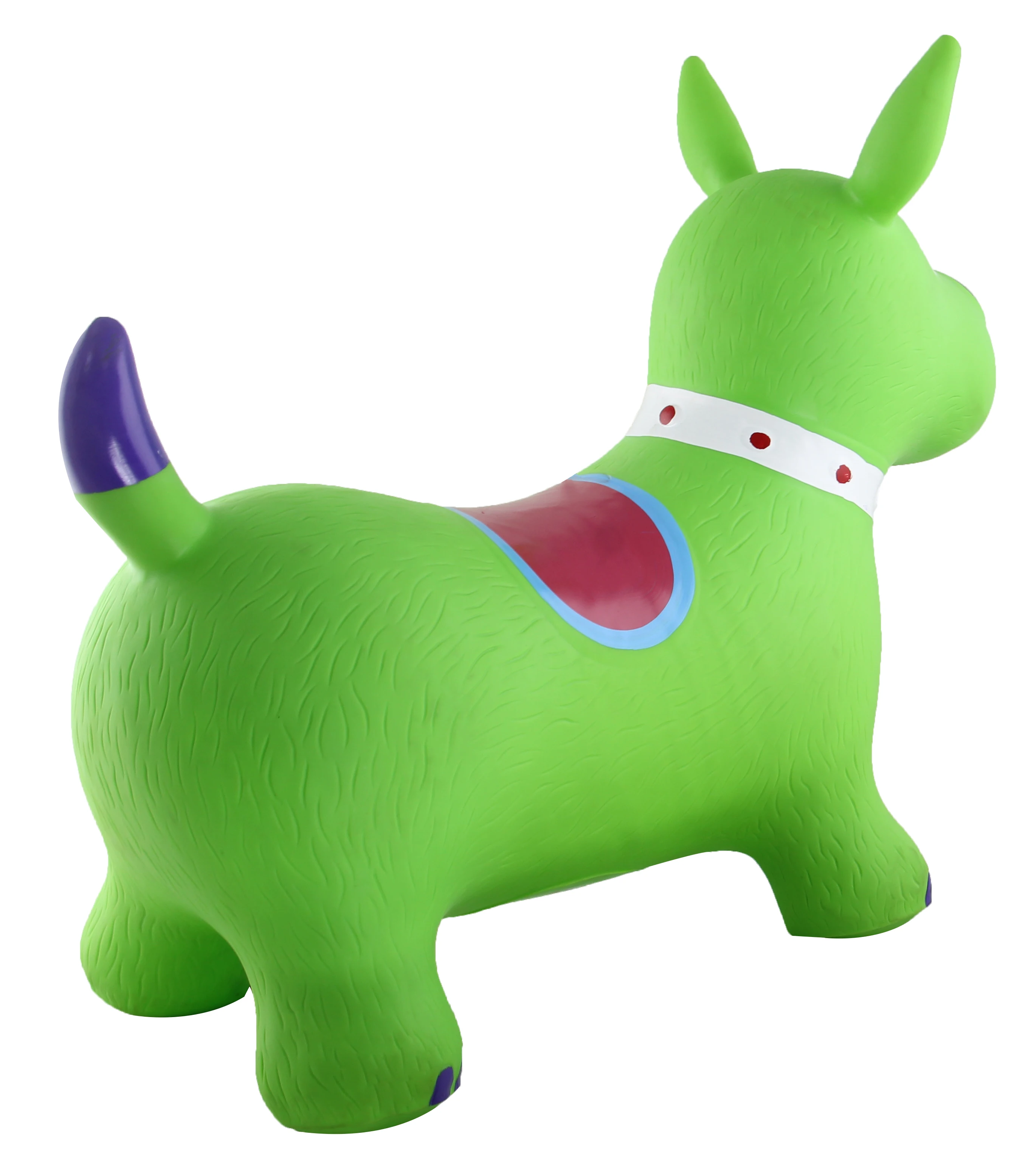 
Inflatable Eco-friendly PVC material Ride-on Animal hopper Paint Dog with voice indoor & outdoor toys 