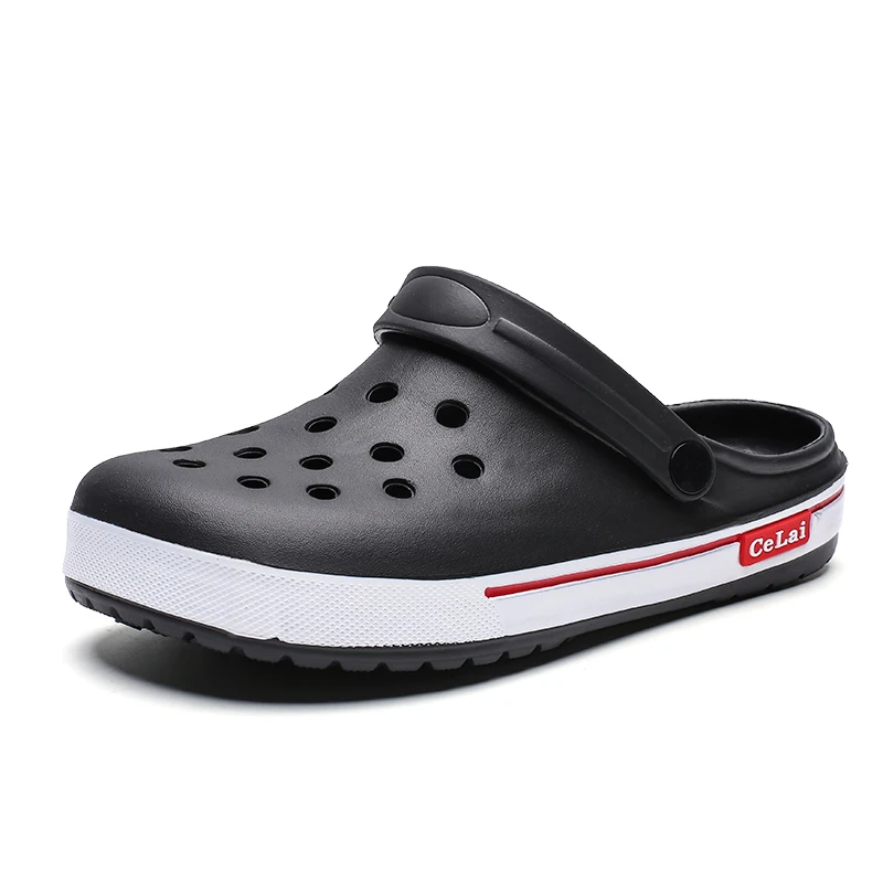 Обувь YT, последние летние мужские тапочки, модная уличная садовая обувь