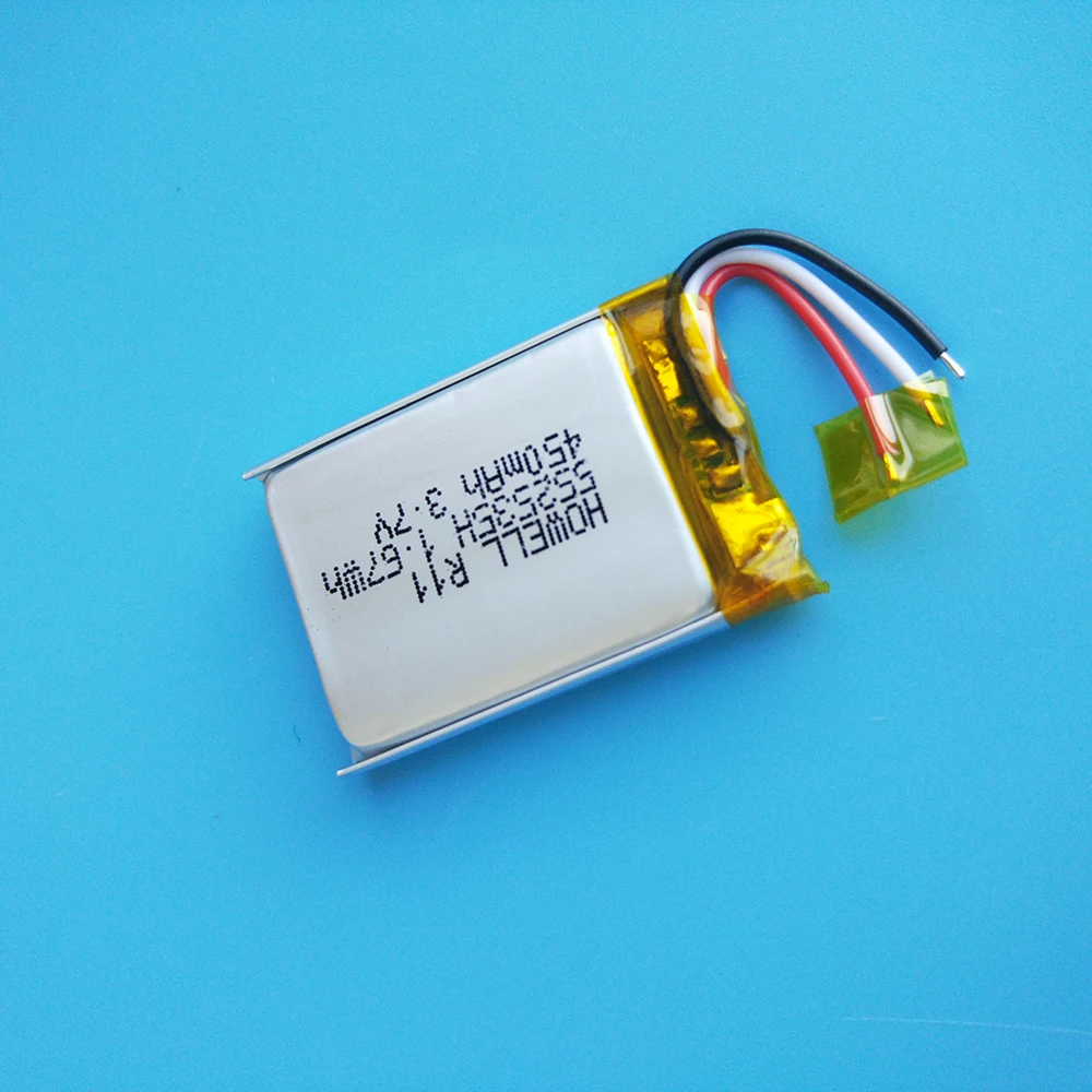 UN38.3 и CE утвержден 450 В в литий полимерный аккумулятор 3,7 мАч с К 10 к NTC