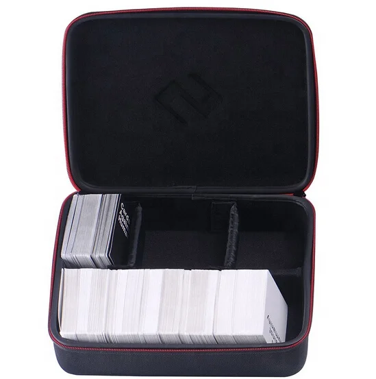 ISO BSCI factory eco friendly custom Guangzhou 18 years experience customized zipper eva playing card case wholesaler