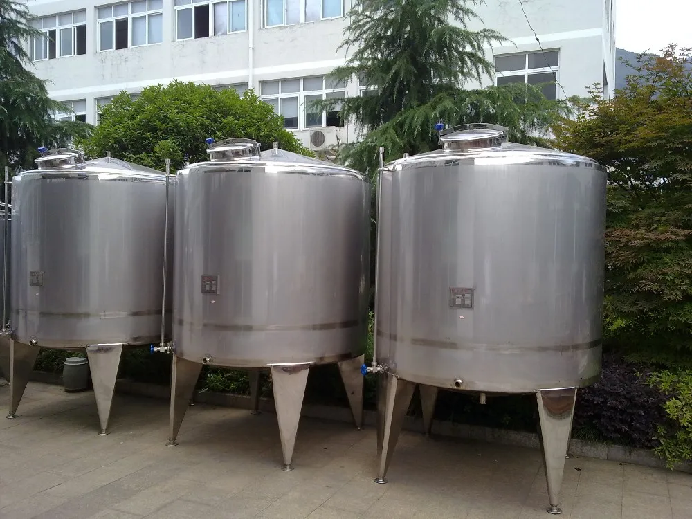 Food Sanitary Stainless Steel 2000L Milk Mature Tank