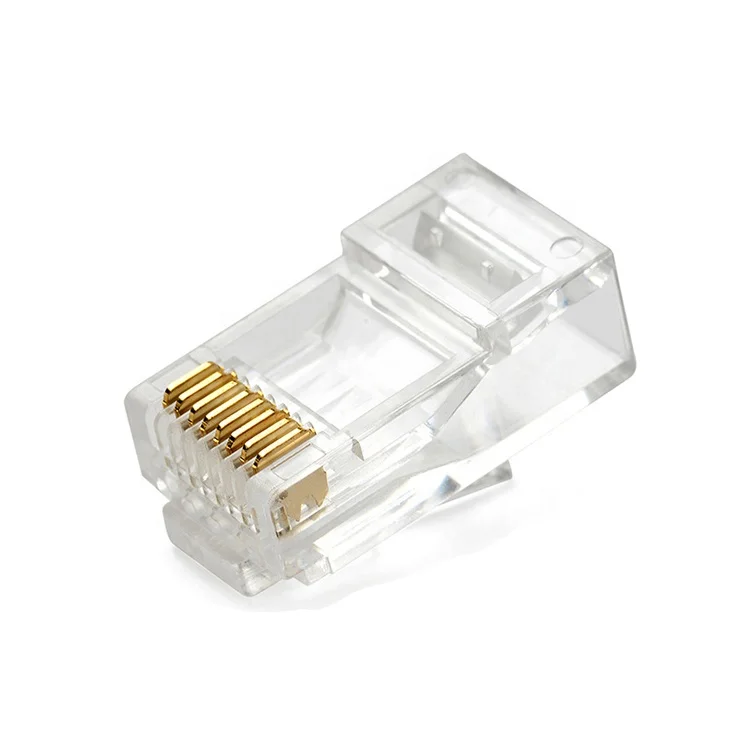 RJ45 Cat5 UTP золотой пластине Keystone Jack Plug экранированный разъем с Лучшая цена