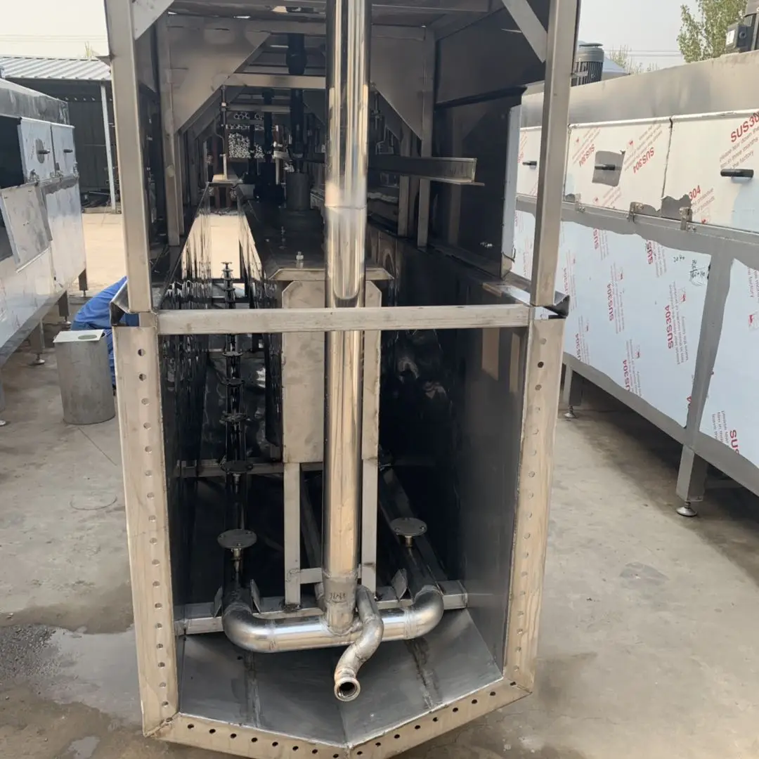 
poultry chicken duck slaughterhouse processing scalder machine 