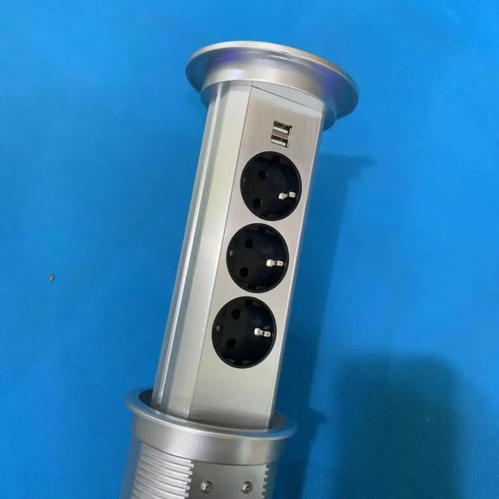 Hidden Australia wireless usb charger output furniture meeting office electric multi pop up desktop socket