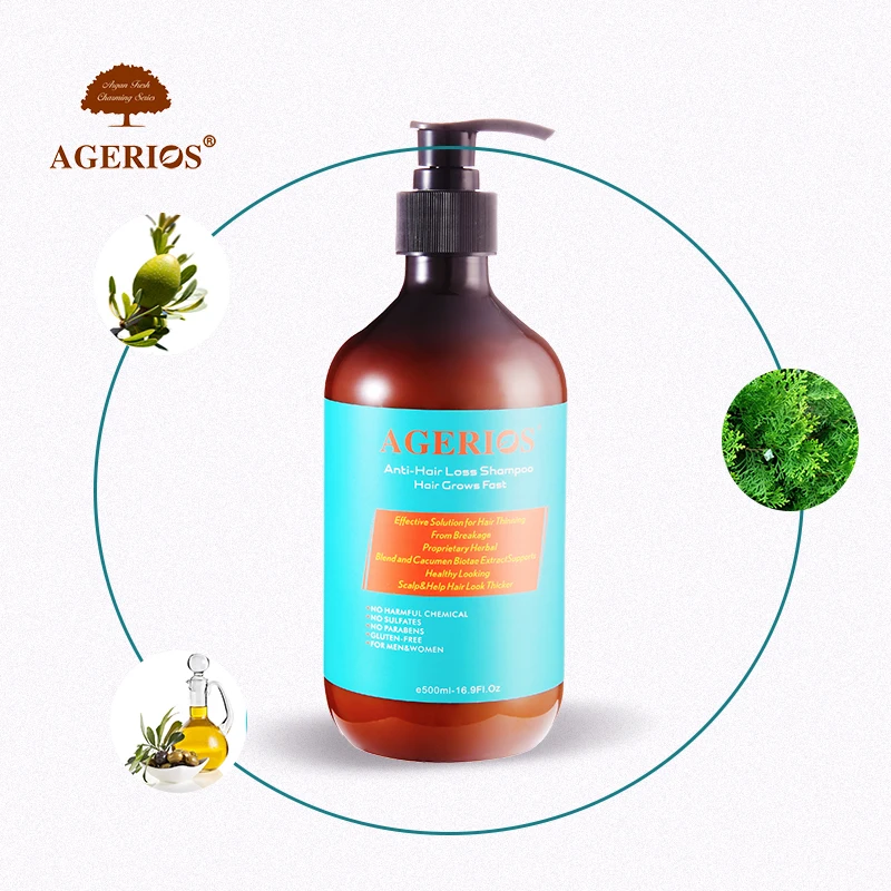 
Make Hair Grow faster 100% herbal natural Extractive organic Anti Hair loss shampoo  (60781896530)
