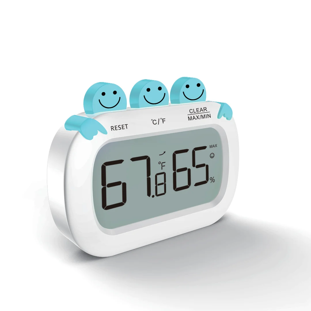 Лидер продаж Мини цифровой ЖК дисплей термометр гигрометр Температура измеритель влажности в ABS материал