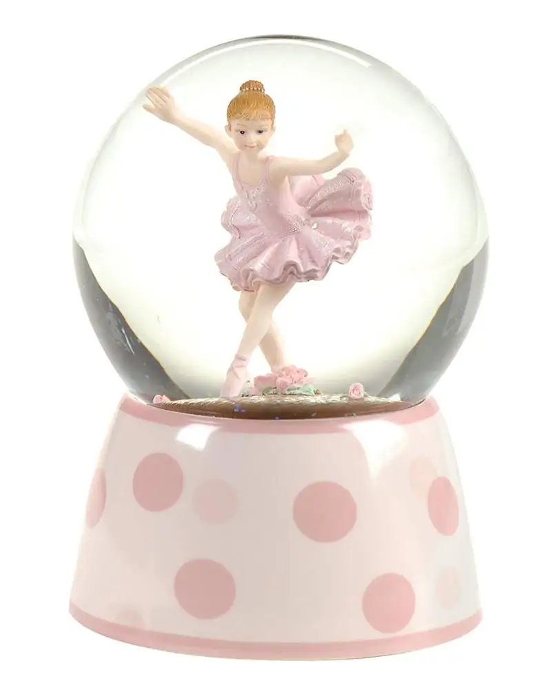 100 mm Winds Up Swan Lake Ballet Gifts Ballerina Musical Glitter Domes Water Globe