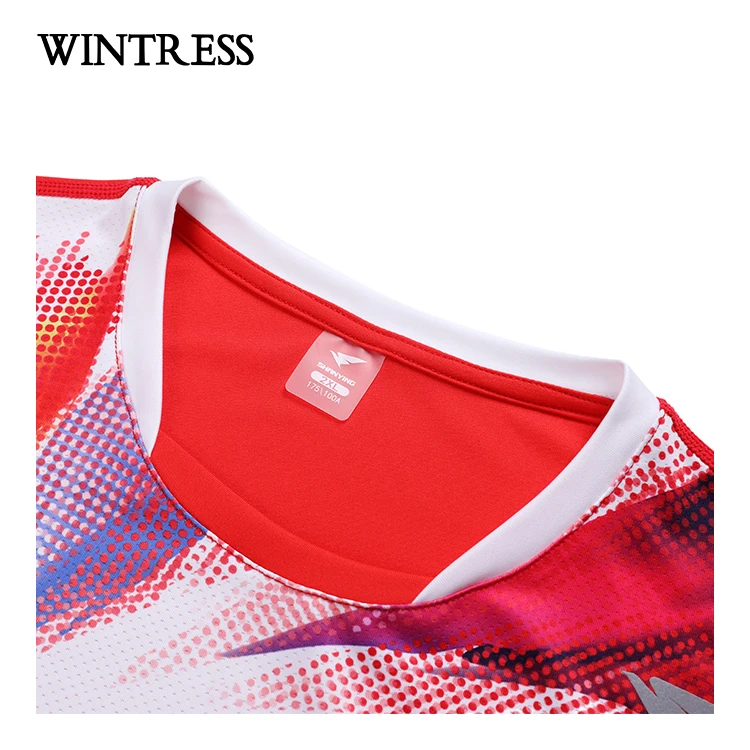 New arrivals unisex plain outdoor sport t-shirt men color combination badminton t shirt