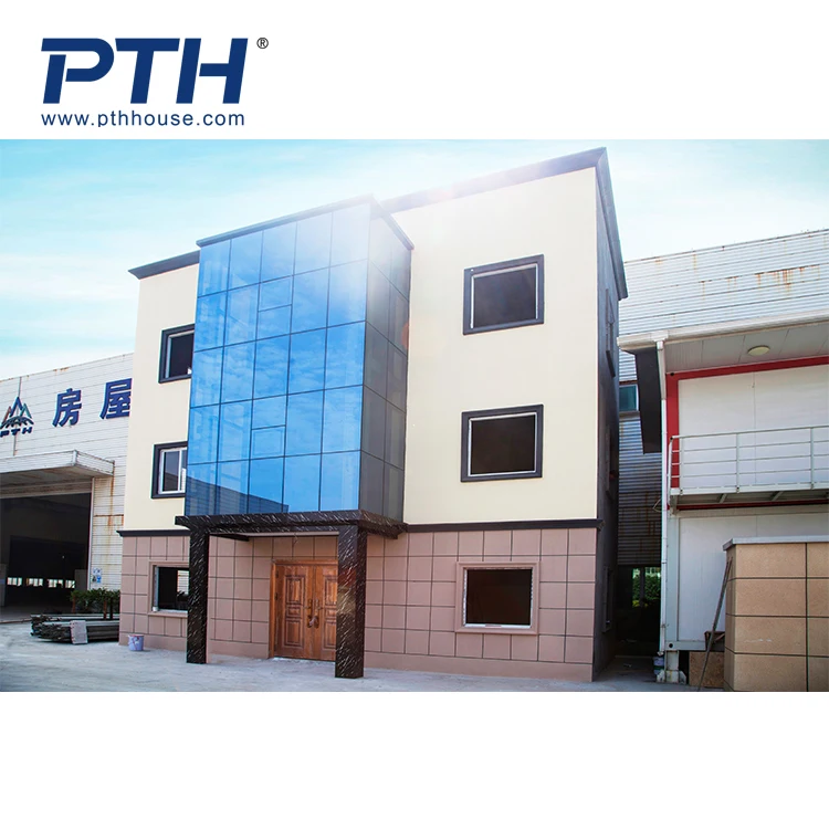 Low cost Double C steel structure building for school classroom and office