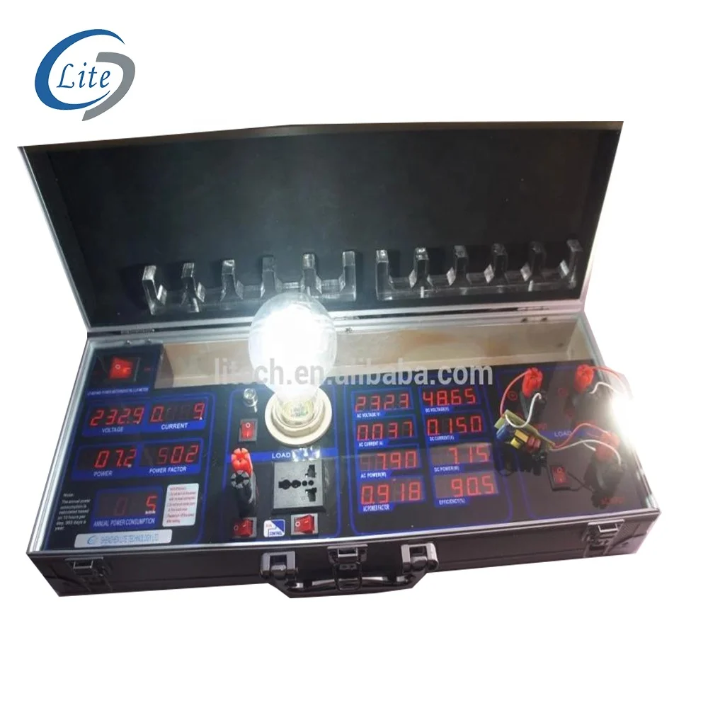 LED Bulb Driver Power Meter LED Tester LUX Meter LED Test Box