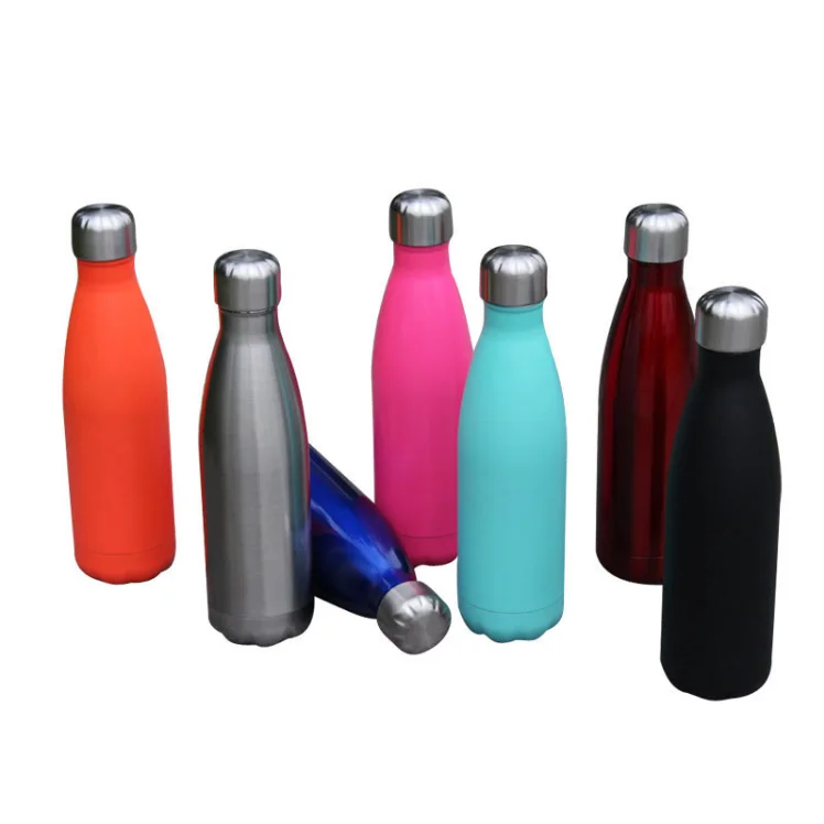 Stainless steel insulate vacuum cola water bottle /personal bottles with custom logo