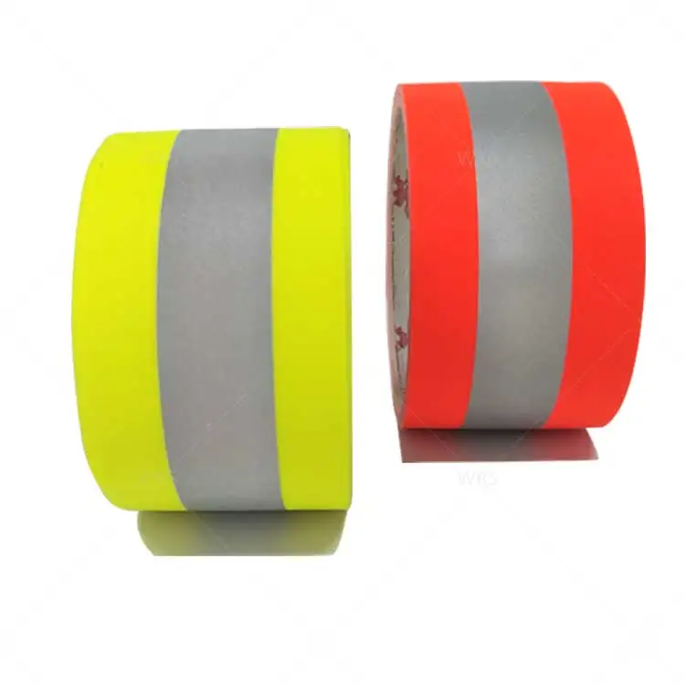 Sewing On 30 cycles Industrial Wash  Cotton Fabric Materials Flame Fire Resistant Reflective Tape  For Clothing
