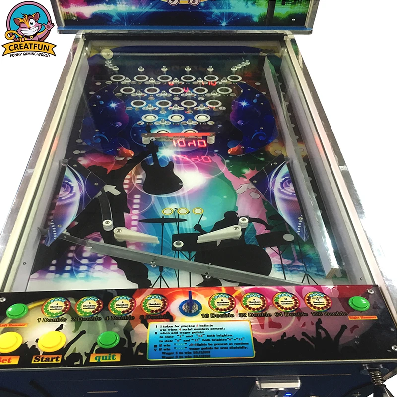 Cheap coin operated arcade game electronic new pinball game machine for kids