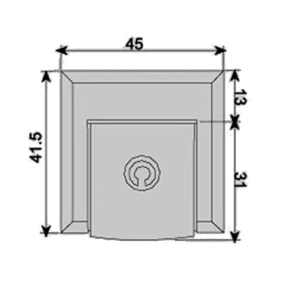 FAYSHING кожаная шкатулка для ювелирных изделий, фурнитура с замком для ключей, защелка для чемодана, груди, багажника, защелка FS1077