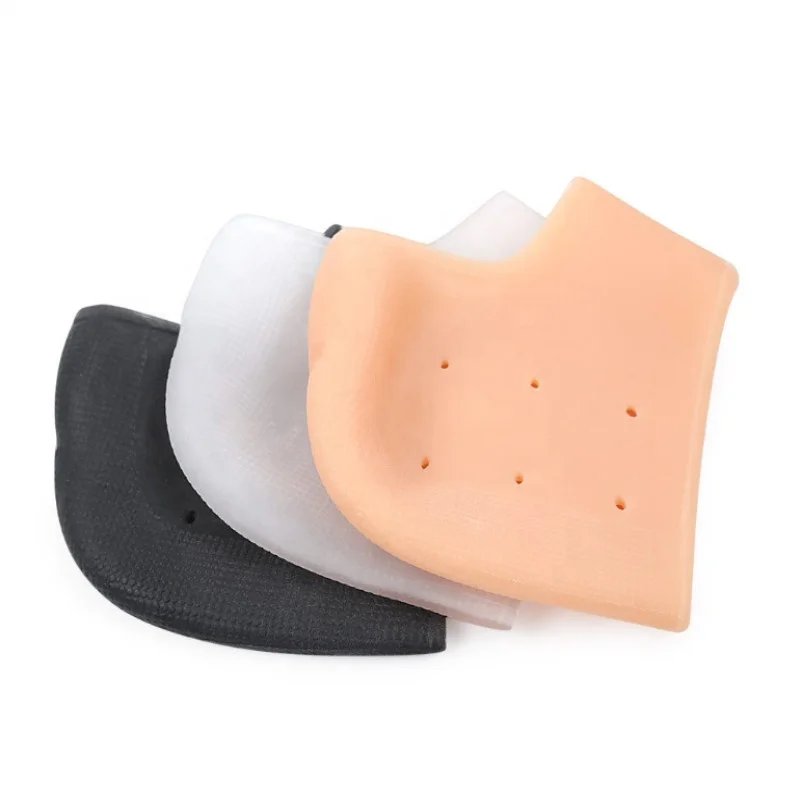 Амортизирующие силиконовые гелевые протекторы для пятки для облегчения боли в пятке
