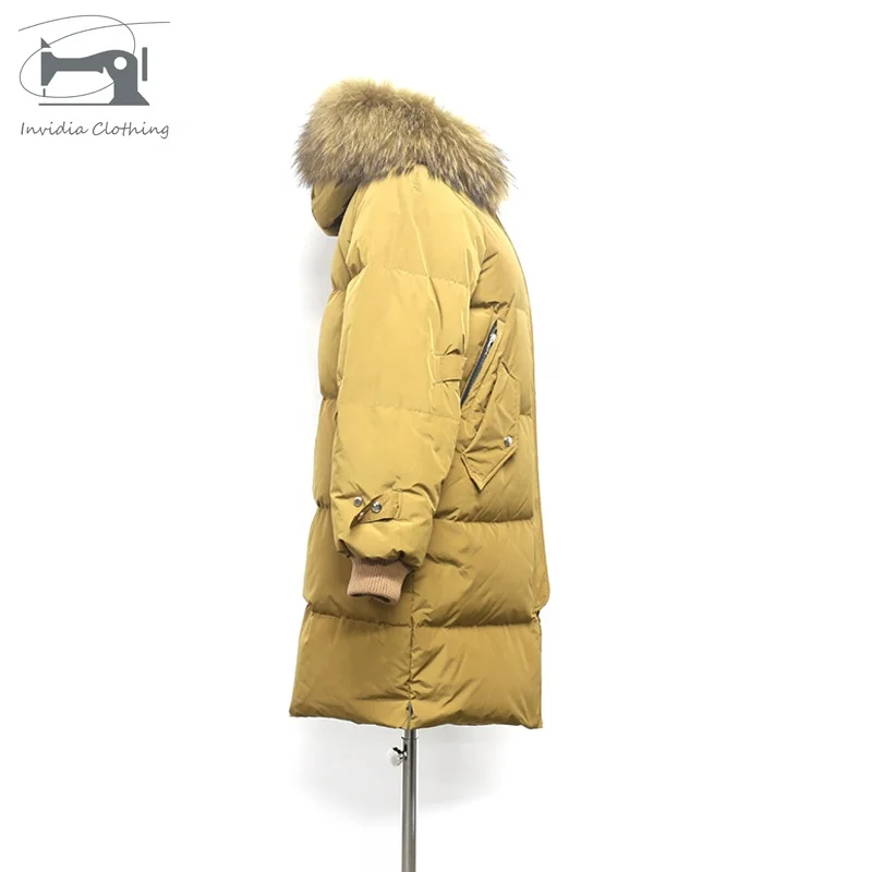 
Yellow High Shine Puffer Coat Women Jacket Cool Padded Winter Wear Women Coats Down Jackets 