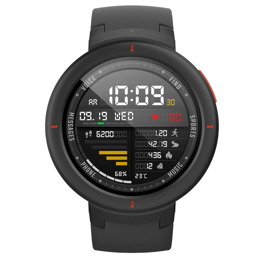 
English Version Huami Amazfit Verge 1.3 Inch AMOLED Screen Heart Rate Monitor Built-in NFC 11 Sports Modes Smart Watch 