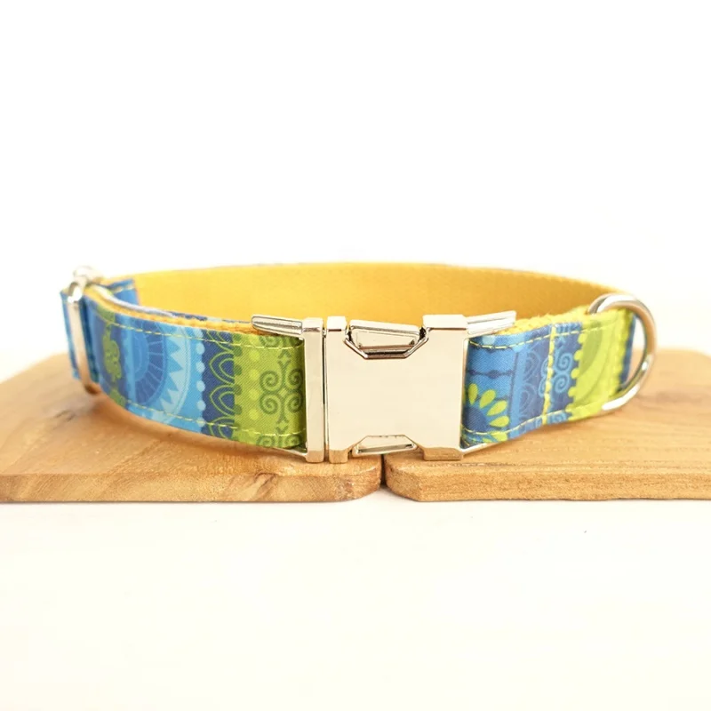 high end design top quality luxury walking safe customized collar leads leash with